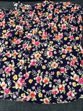 Nikki Floral Navy Women’s Skirt Size 3X
